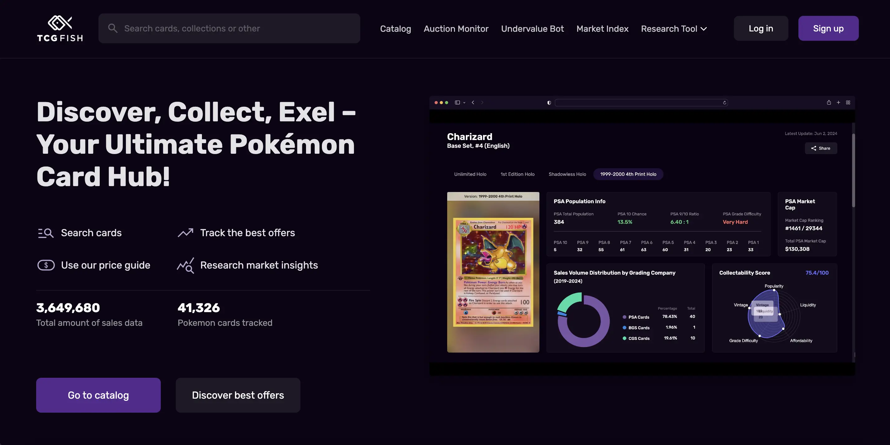 Screenshot of TCGFish